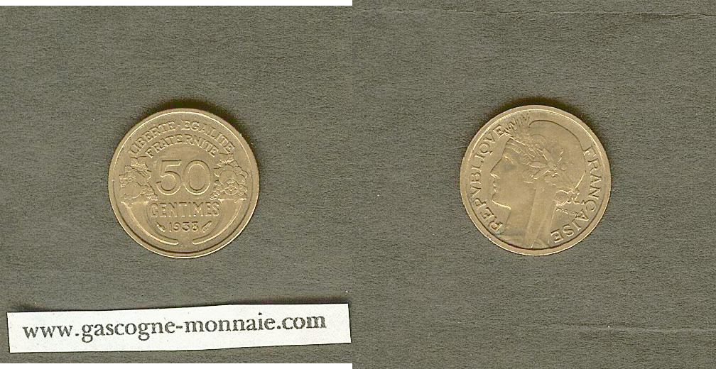 50 centimes Morlon 1938 Unc